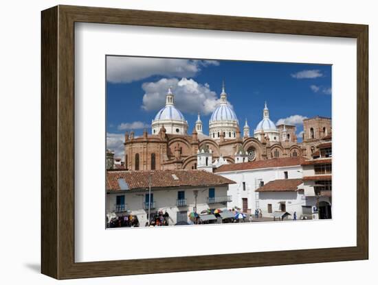 Cathedral of the Immaculate Conception, Built in 1885, Cuenca, Ecuador-Peter Adams-Framed Photographic Print