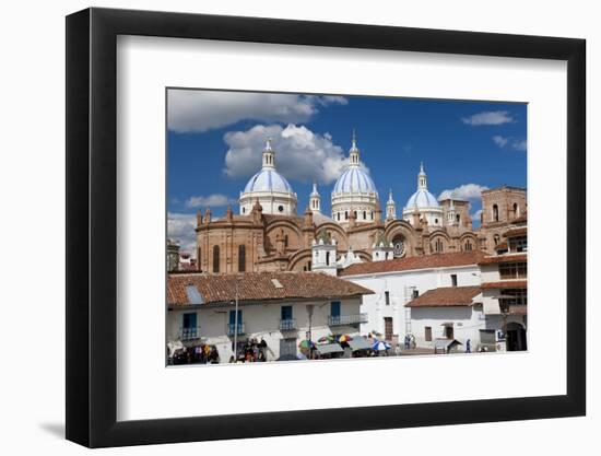 Cathedral of the Immaculate Conception, Built in 1885, Cuenca, Ecuador-Peter Adams-Framed Photographic Print