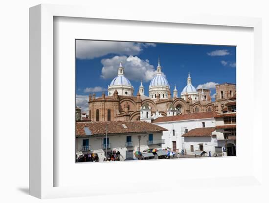 Cathedral of the Immaculate Conception, Built in 1885, Cuenca, Ecuador-Peter Adams-Framed Photographic Print