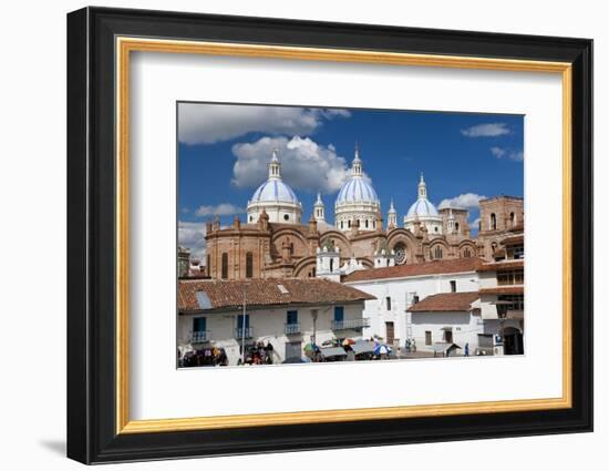 Cathedral of the Immaculate Conception, Built in 1885, Cuenca, Ecuador-Peter Adams-Framed Photographic Print