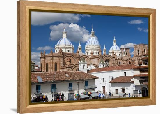 Cathedral of the Immaculate Conception, Built in 1885, Cuenca, Ecuador-Peter Adams-Framed Premier Image Canvas