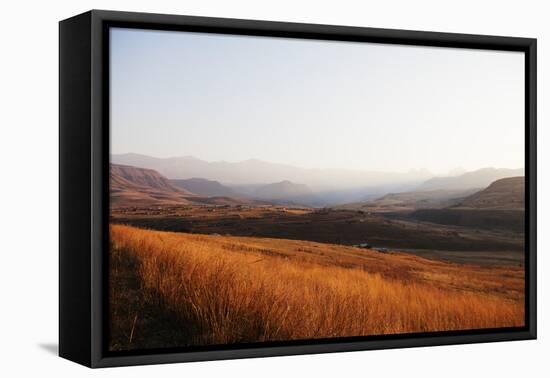 Cathedral Peak Nature Reserve, Drakensburg, Kwazulu-Natal, South Africa, Africa-Christian Kober-Framed Premier Image Canvas