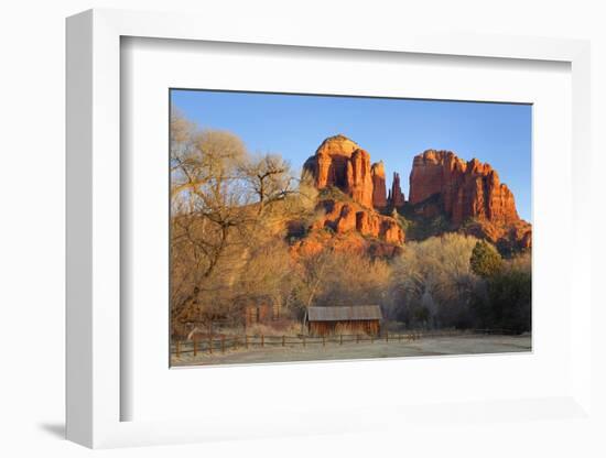 Cathedral Rock at Red Rock Crossing, Sedona, Arizona, United States of America, North America-Richard Cummins-Framed Photographic Print