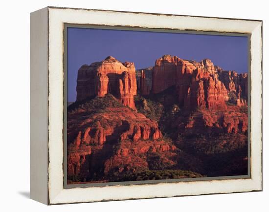 Cathedral Rock at Sunset, Sedona, Arizona, USA-Charles Sleicher-Framed Premier Image Canvas