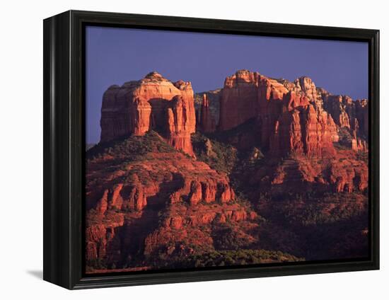 Cathedral Rock at Sunset, Sedona, Arizona, USA-Charles Sleicher-Framed Premier Image Canvas