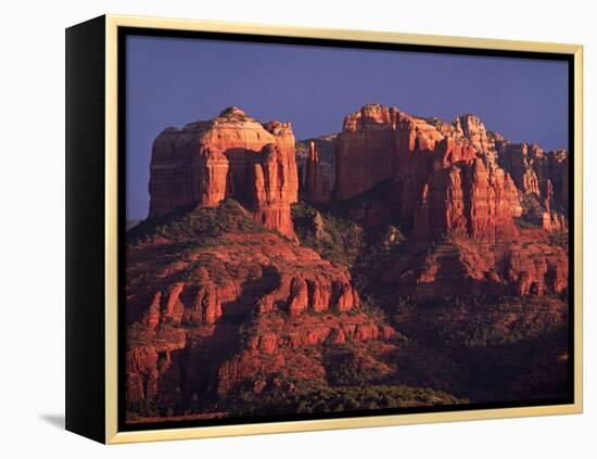 Cathedral Rock at Sunset, Sedona, Arizona, USA-Charles Sleicher-Framed Premier Image Canvas