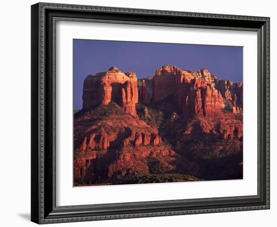 Cathedral Rock at Sunset, Sedona, Arizona, USA-Charles Sleicher-Framed Photographic Print