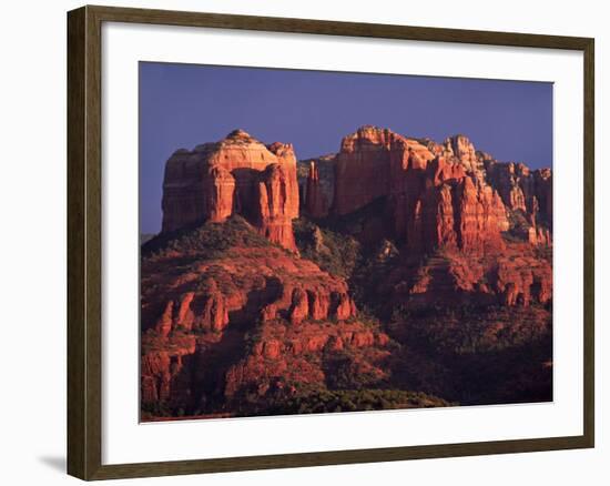 Cathedral Rock at Sunset, Sedona, Arizona, USA-Charles Sleicher-Framed Photographic Print