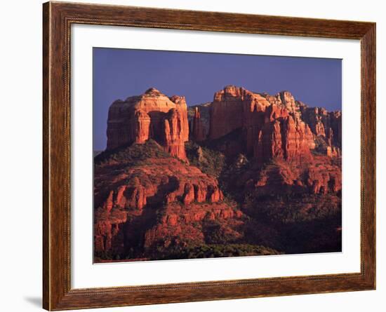 Cathedral Rock at Sunset, Sedona, Arizona, USA-Charles Sleicher-Framed Photographic Print