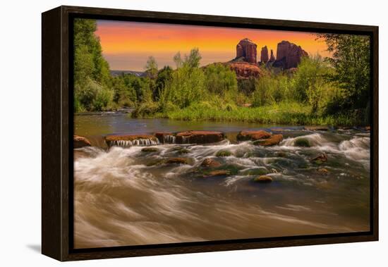 Cathedral Rock in Sedona, Arizona-diro-Framed Premier Image Canvas