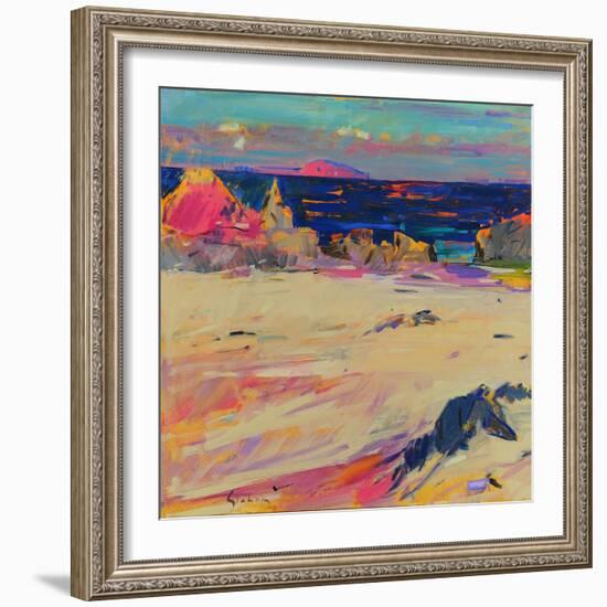 Cathedral Rock, Iona, 2022 (Oil)-Peter Graham-Framed Giclee Print