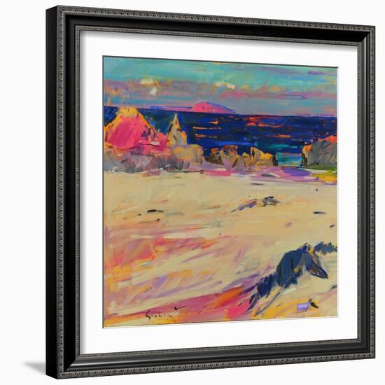 Cathedral Rock, Iona, 2022 (Oil)-Peter Graham-Framed Giclee Print