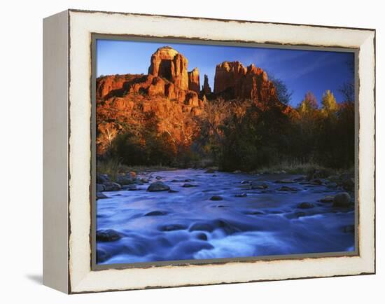 Cathedral Rock, Oak Creek, Arizona, USA-Charles Gurche-Framed Premier Image Canvas