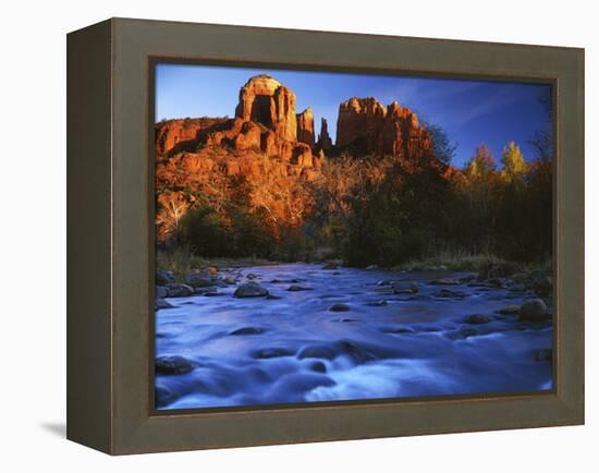 Cathedral Rock, Oak Creek, Arizona, USA-Charles Gurche-Framed Premier Image Canvas
