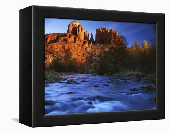 Cathedral Rock, Oak Creek, Arizona, USA-Charles Gurche-Framed Premier Image Canvas