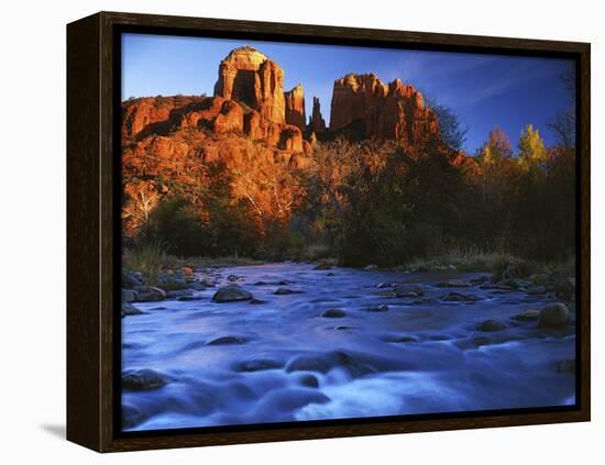 Cathedral Rock, Oak Creek, Arizona, USA-Charles Gurche-Framed Premier Image Canvas