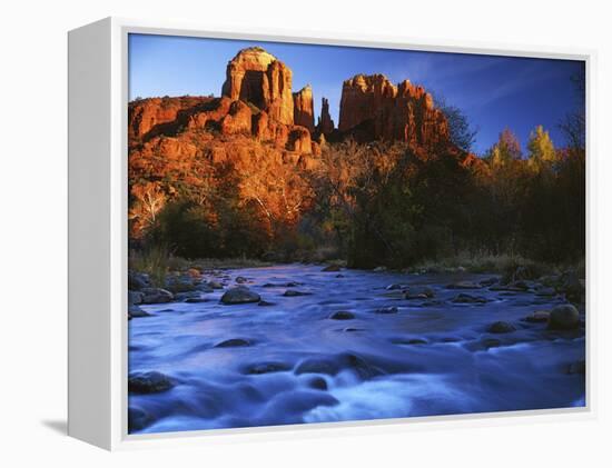 Cathedral Rock, Oak Creek, Arizona, USA-Charles Gurche-Framed Premier Image Canvas