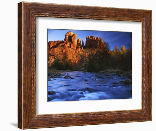 Cathedral Rock, Oak Creek, Arizona, USA-Charles Gurche-Framed Photographic Print