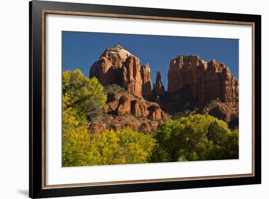 Cathedral Rock, Red Rock Crossing, Coconino Nf, Sedona, Arizona-Michel Hersen-Framed Photographic Print