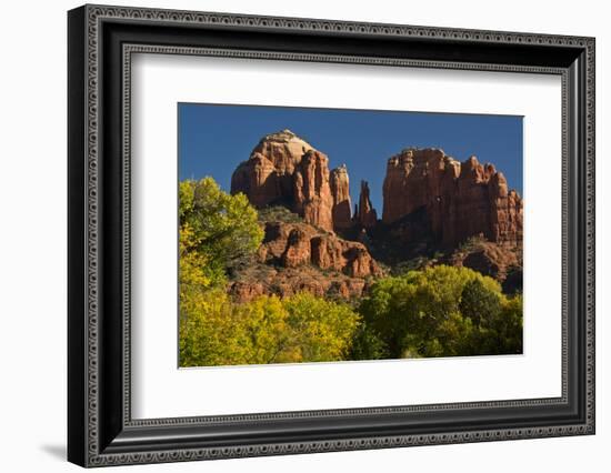 Cathedral Rock, Red Rock Crossing, Coconino Nf, Sedona, Arizona-Michel Hersen-Framed Photographic Print
