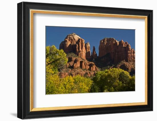 Cathedral Rock, Red Rock Crossing, Coconino Nf, Sedona, Arizona-Michel Hersen-Framed Photographic Print