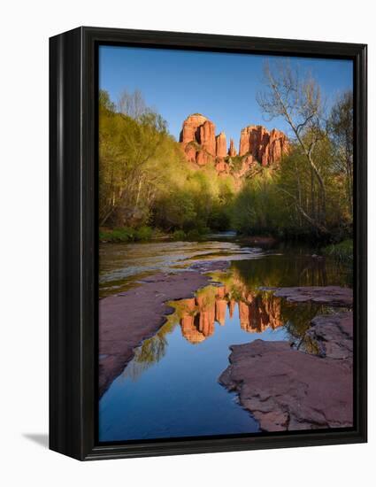 Cathedral Rock Reflection-Michael Blanchette Photography-Framed Premier Image Canvas