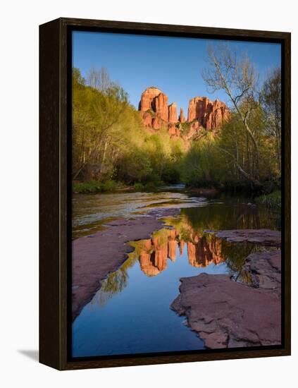 Cathedral Rock Reflection-Michael Blanchette Photography-Framed Premier Image Canvas