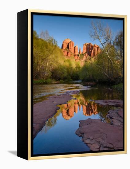 Cathedral Rock Reflection-Michael Blanchette Photography-Framed Premier Image Canvas