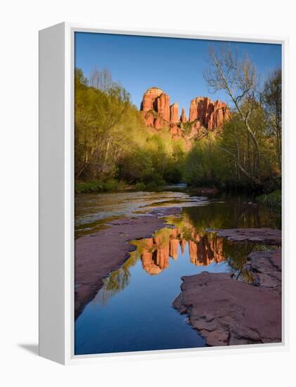 Cathedral Rock Reflection-Michael Blanchette Photography-Framed Premier Image Canvas