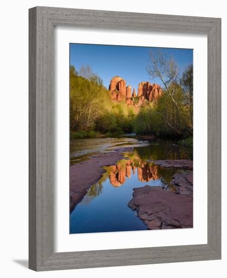 Cathedral Rock Reflection-Michael Blanchette Photography-Framed Photographic Print