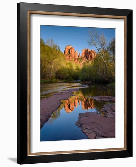 Cathedral Rock Reflection-Michael Blanchette Photography-Framed Photographic Print