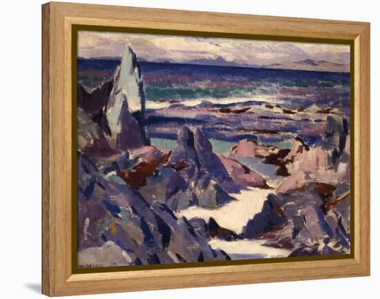 Cathedral Rock, Rhum, from Iona-Francis Campbell Boileau Cadell-Framed Premier Image Canvas