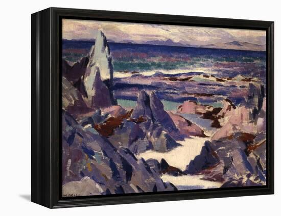 Cathedral Rock, Rhum, from Iona-Francis Campbell Boileau Cadell-Framed Premier Image Canvas