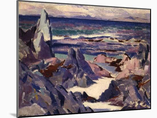 Cathedral Rock, Rhum, from Iona-Francis Campbell Boileau Cadell-Mounted Giclee Print