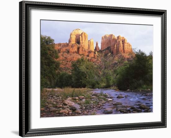 Cathedral Rock, Sedona, Arizona, United States of America (U.S.A.), North America-Tony Gervis-Framed Photographic Print