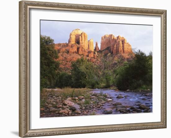 Cathedral Rock, Sedona, Arizona, United States of America (U.S.A.), North America-Tony Gervis-Framed Photographic Print