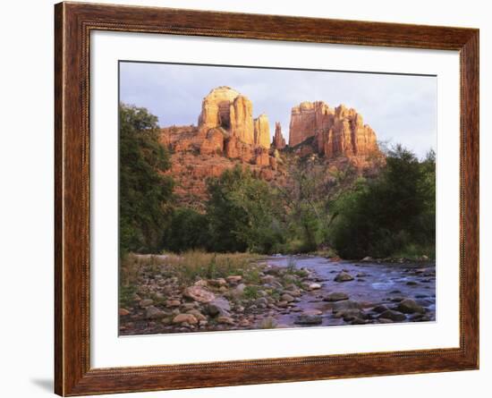 Cathedral Rock, Sedona, Arizona, United States of America (U.S.A.), North America-Tony Gervis-Framed Photographic Print