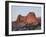 Cathedral Rock with Snow, Garden of the Gods, Colorado Springs, Colorado, USA-James Hager-Framed Photographic Print