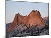Cathedral Rock with Snow, Garden of the Gods, Colorado Springs, Colorado, USA-James Hager-Mounted Photographic Print