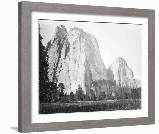 Cathedral Rock, Yosemite-Carleton E Watkins-Framed Giclee Print