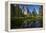 Cathedral Rocks and Pond in Yosemite Valley, Yosemite NP, California-David Wall-Framed Premier Image Canvas