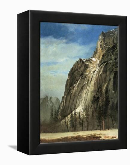 Cathedral Rocks, Yosemite, C.1872-Albert Bierstadt-Framed Premier Image Canvas