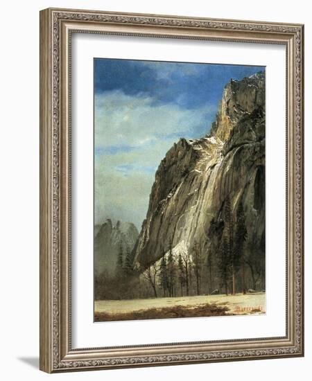 Cathedral Rocks, Yosemite, C.1872-Albert Bierstadt-Framed Giclee Print