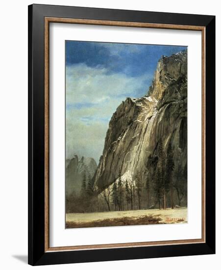 Cathedral Rocks, Yosemite, C.1872-Albert Bierstadt-Framed Giclee Print