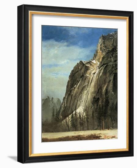 Cathedral Rocks, Yosemite, C.1872-Albert Bierstadt-Framed Giclee Print