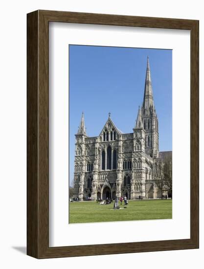 Cathedral, Salisbury, Wiltshire, England, United Kingdom-Rolf Richardson-Framed Photographic Print