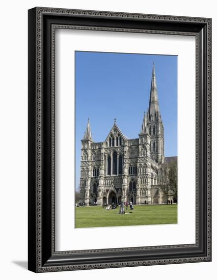 Cathedral, Salisbury, Wiltshire, England, United Kingdom-Rolf Richardson-Framed Photographic Print