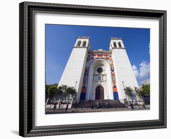 Cathedral, San Salvador, El Salvador, Central America-Christian Kober-Framed Photographic Print