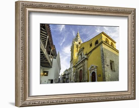 Cathedral Santa Catalina de La Alejandria, Cartagena, Colombia-Jerry Ginsberg-Framed Photographic Print