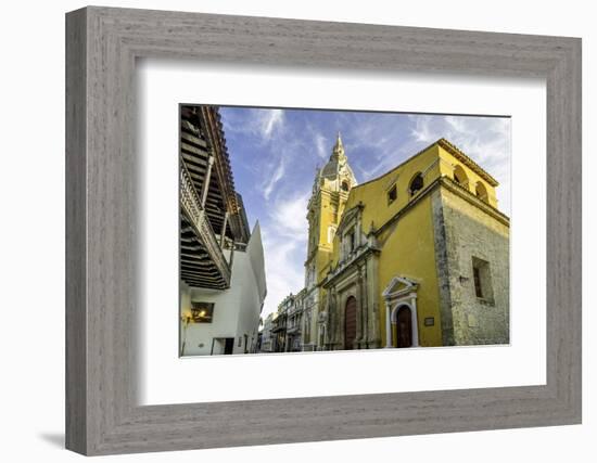 Cathedral Santa Catalina de La Alejandria, Cartagena, Colombia-Jerry Ginsberg-Framed Photographic Print